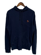 Vintage 90s Polo Ralph Lauren Hoodie Mens XL Pullover Lizard Waffle Thermal Knit