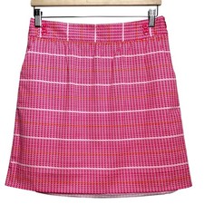 Vineyard Vines Pink Whale Pattern Mini Skirt Size 0 Preppy A-Line Nautical