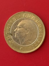 2022 Turkey 1 One Lirasi Bi-Metallic