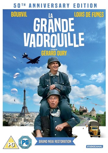 Affiche Film Français La Grande Vadrouille - Format 36x42cm - Papier Brillant 150g/m², Résistant UV - Fabriqué Et Imprimé En France - 10