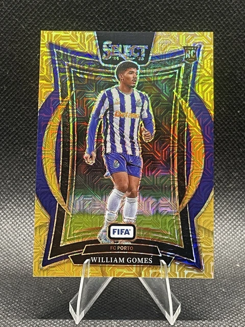 2024-25 Select FIFA William Gomes Gold Mojo /10 Number Match!