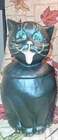 Vintage 1967  McCoy Pottery "Coalby" Black Cat Cookie Jar #207