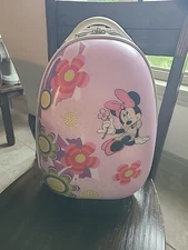 Heys Disney Minnie Mouse flower floral Hardshell carry-on travel roller Luggage 