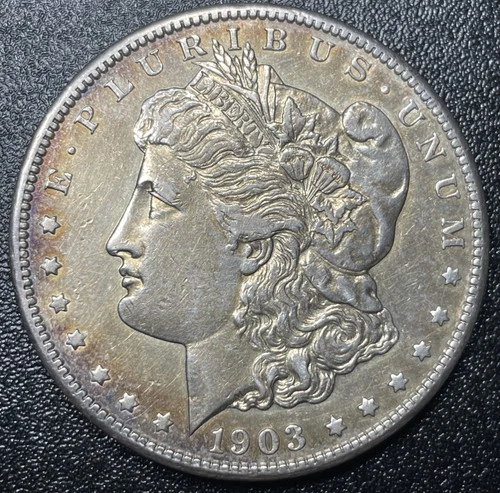 1903-S Morgan Silver Dollar $1 Nice Toned Choice XF++/AU Details Key Date!