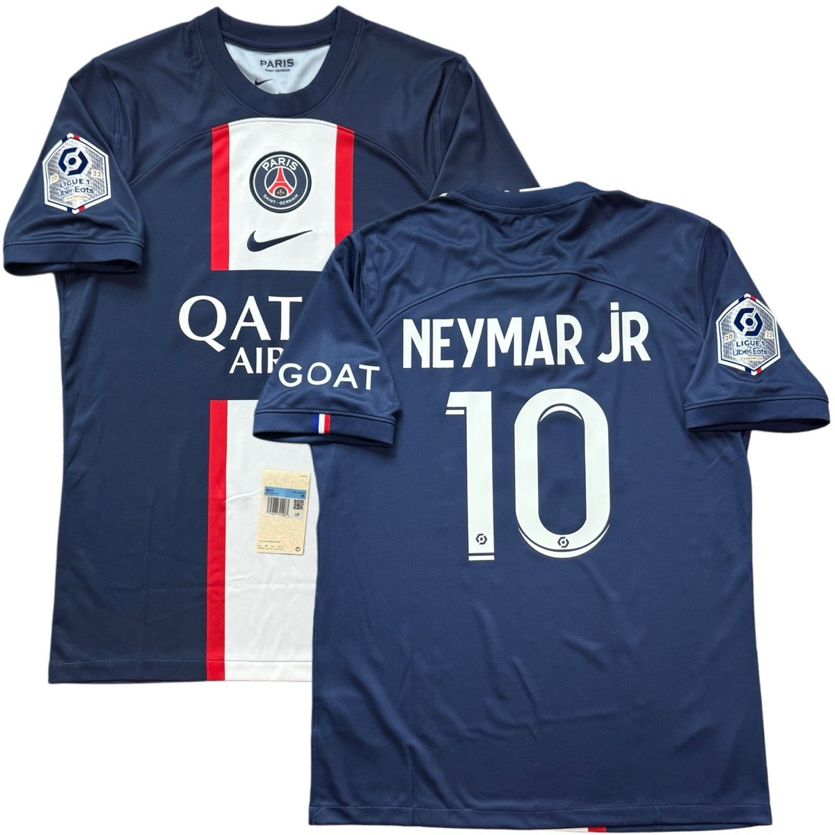 早い者勝ち‼️Nike PSG ネイマール 10番 シャツ 2022/23 PSG Home Jersey #10 Neymar Jr Medium Nike Paris Saint