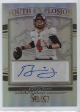 2022 Panini Select Draft Picks Silver Prizm Bailey Zappe #YE-BZA Auto 0g7i