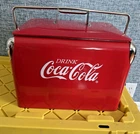 Coca Cola Ice Box Vintage Metal Chest new without box