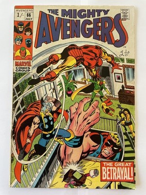 The Mighty Avengers #66 1969 VG 4.0 1st appearance Ultron-6! Thomas/Smith
