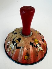 Vintage Kirchhof Tin New Years Noise Maker Rattle Chorus Line Dancers