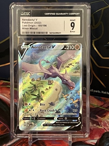 Aerodactyl V graded CGC 9 for sale on eBay