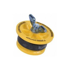 End of Pipe Gripper Mechanical Plug 2" 2 Inch, Yellow