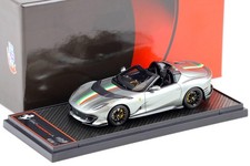 1:43 BBR Ferrari 812 Competizione A Grigio Coburn Italian Flag - Limited 28 Pcs