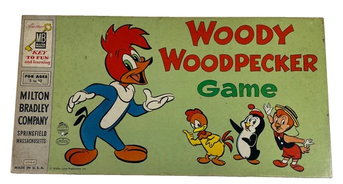 Vintage 1958 Milton Bradley WOODY WOODPECKER Board Game 4310-9 Complete