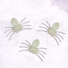  50 Pcs Halloween Plastic Spiders Party Decorations Glow in Dark Mini