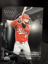 2026 Topps Chrome Black WILL BANFIELD RC rookie card #106 Cincinnati Reds