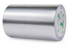 Adhesive Aluminum Foil Heat Shield Tape Barrier, Fiberglass Thermal 7in*66ft