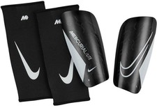 Espinilleras Nike Mercurial Lite, protección Fa22, negras, XL
