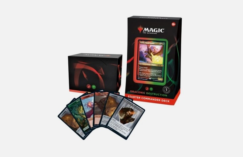 Magic: The Gathering Starter Commander Deck – Draconic Destruction (Red-Green)