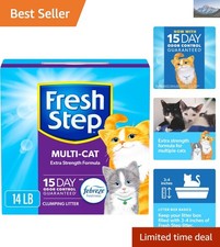 14 lb Multi-Cat Clumping Cat Litter with Febreze Freshness  Odor Control