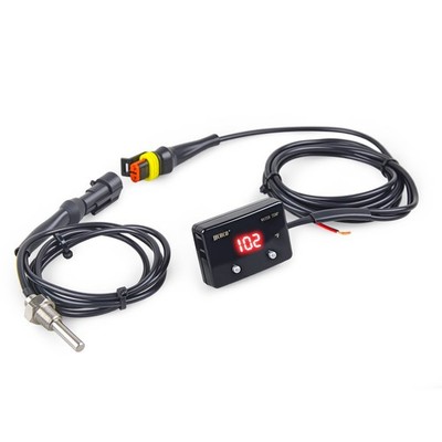 Waterproof Digital Water Temperature Gauge with 1/8 NPT Sensor 14-302°F 