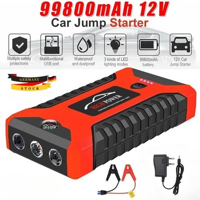 Auto Car Starthilfe Jump Starter KFZ Batterie Booster 99800mAh 12V Powerbank DHL