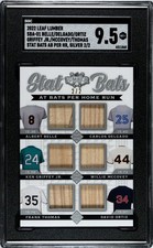 2022 Leaf Lumber Ken Griffey Jr. Thomas Ortiz Game Used BAT SILVER SGC 9.5 (2/2)