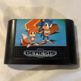 Sega Genesis Model 1 Console: Sega Controller Wires Tested Sonic 2 Game