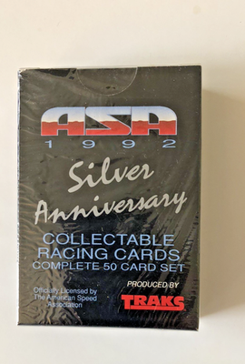 1992 Silver Anniversary ASA Collectible Racing Cards 50 Cards