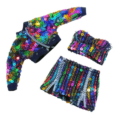 Rainbow High Avery Styles & Amaya Raine Series 2 Sequin Outfit Skirt Jacket Lot