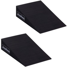 Squat Wedge Block Non-Slip Slant Board Calf Stretcher, 2pcs Ankle Foot Knee L...