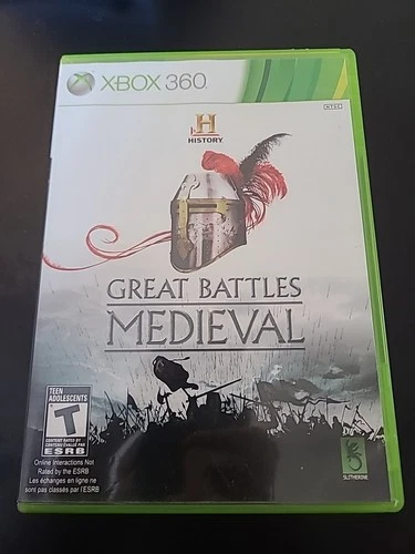 History Great Battles Medieval - Xbox 360 - Cib Complete