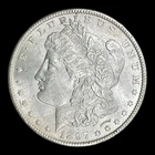1897 Morgan Silver Dollar, BU