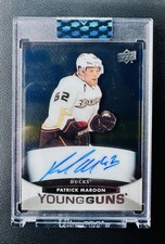 2024-25 Upper Deck Clear Cut PATRICK MAROON Young Guns Rookie Tribute Auto