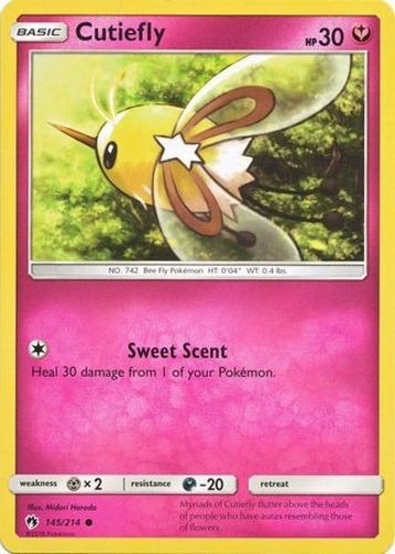 Cutiefly - 145/214 - Common (Mp) Lost Thunder - Fairy Pokémon