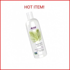 NOW Foods Solutions, Vegetable Glycerin, 100 Pure, Versatile Skin Care, Softeni