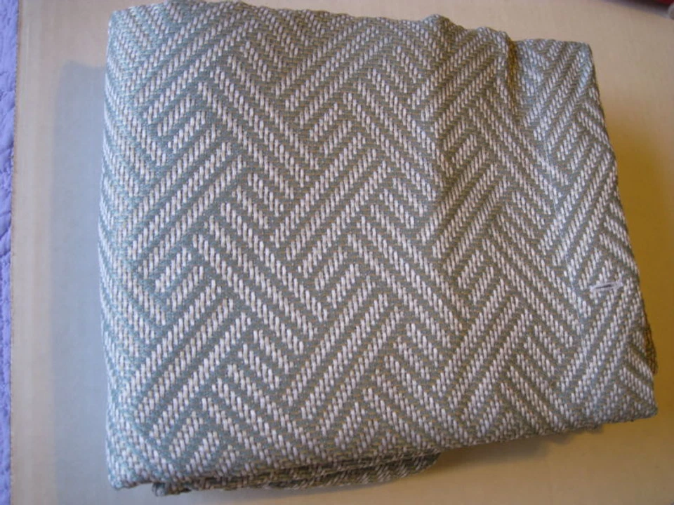 CORTINA DE DUCHA TELA PRESENCIA TEJIDA AZUL NUEVA Foto 3 de 4