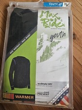 Polar Max Youth Technical Base Layer - Mid Weight - Youth XL Black - Made In USA