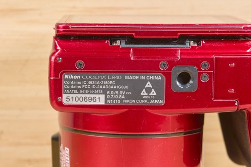 Nikon COOLPIX L840 16 MP Digital Camera, 38x Optical Zoom, Full HD video, red - Picture 9 of 9