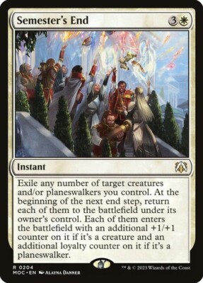 Semester's End - MOC - Rare - MTG Magic Pack fresh