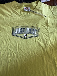 nike just do it white t shirt