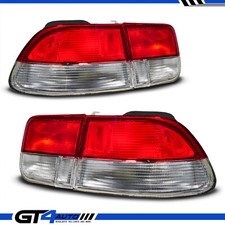 For 96-02 1996-2000 Honda Civic 2dr Coupe Red Oe Tail Lights Brake Lamps Lr For 96-02 1996-2000 Honda Civic 2dr Coupe Red Oe Tail Lights Brake Lamps Lr