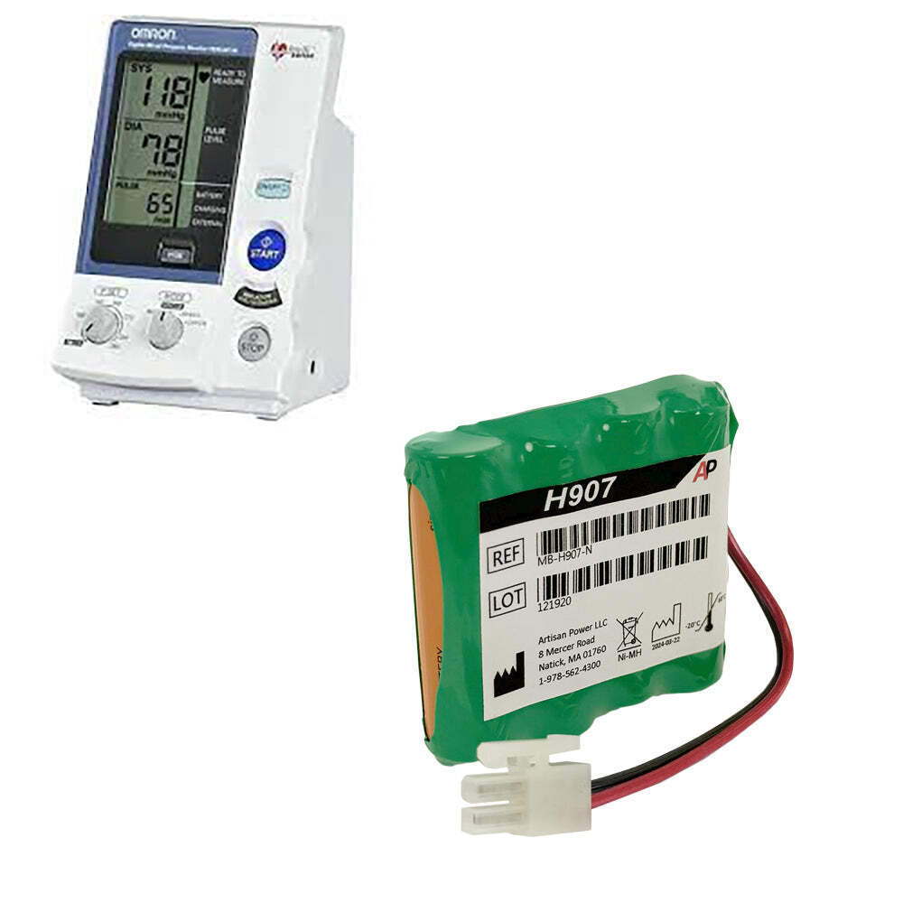 Omron HEM907, HEM-907XL Blood Pressure Monitor Replacement Battery