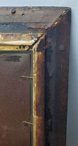 Child Mary Mother of Christ & St. Anne 19th c. print on Metal - Blessed Mother - Picture 15 of 22