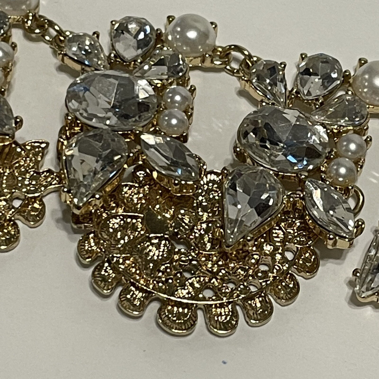 Natasha Multi-Stone Statement Collar Necklace Ele… - image 3