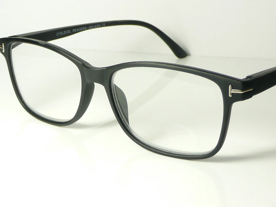 Mens Womens Designer Black Reading Glasses +1.25 1.50 2.0 2.5 3.0 3.5 UK STOCK