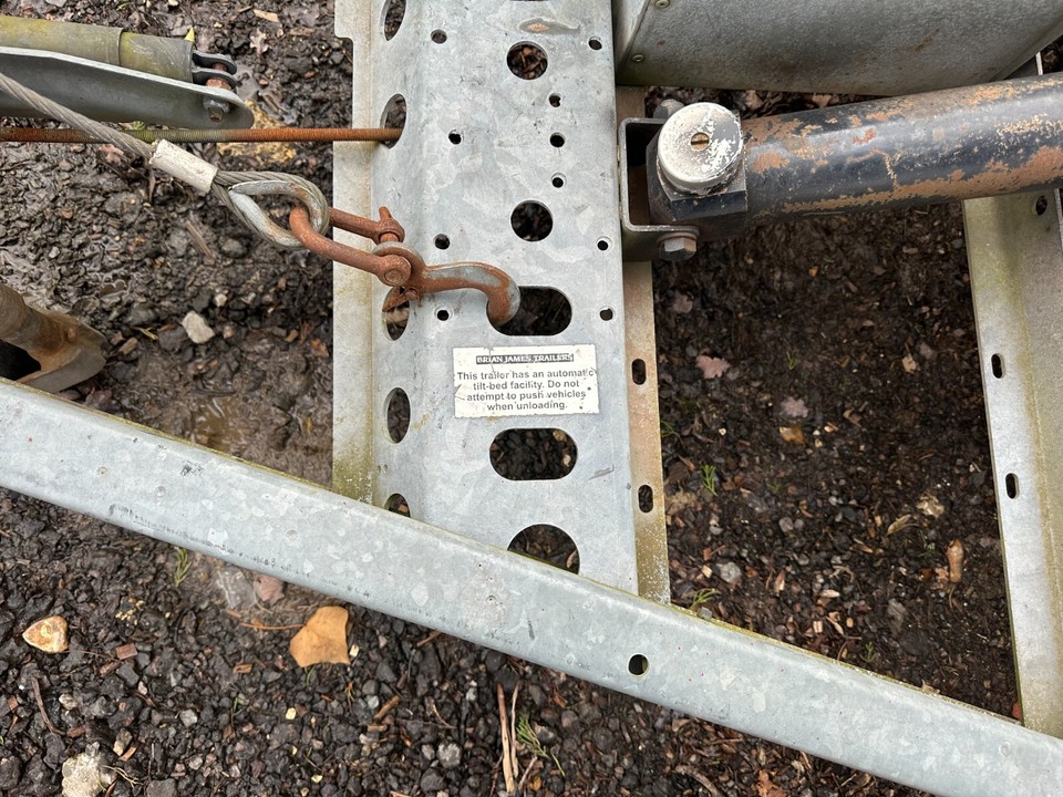 Brian JamesT4 Tilt Bed car trailer, TWIN AXLE, LED Lights 1.8M WIDE X