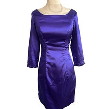 JJ s House NWT Mother of the Bride Elegant Purple Dress Size 4