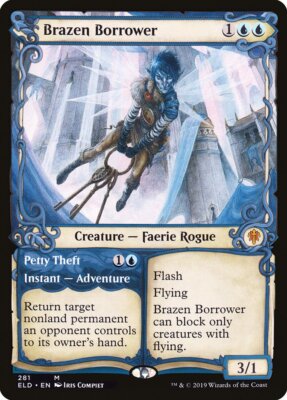 MTG Magic the Gathering Brazen Borrower (281/533) Throne of Eldraine LP
