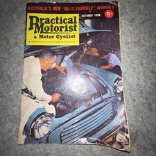 VINTAGE PRACTICAL MOTORIST & MOTOR CYCLIST MAGAZINE OCTOBER 1956 FREE POST