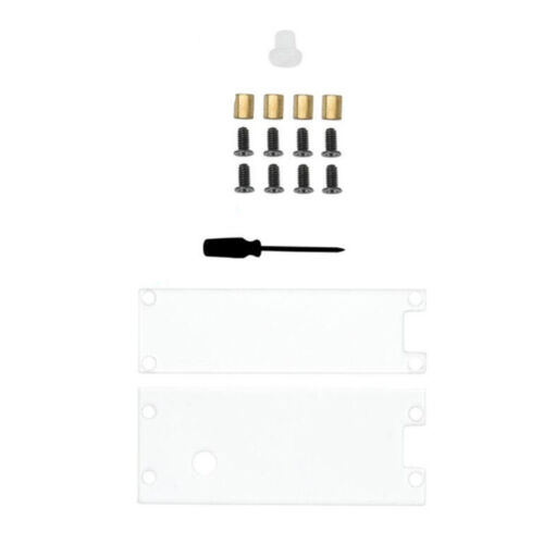 Clear Acrylic Top&Bottom Panel Case With Customs Key Cap for Raspberry Pi Pico A
